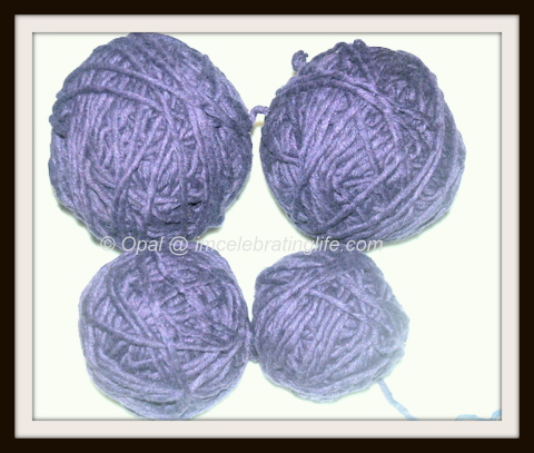 Repurposed yarn: Sweater unravelling complete